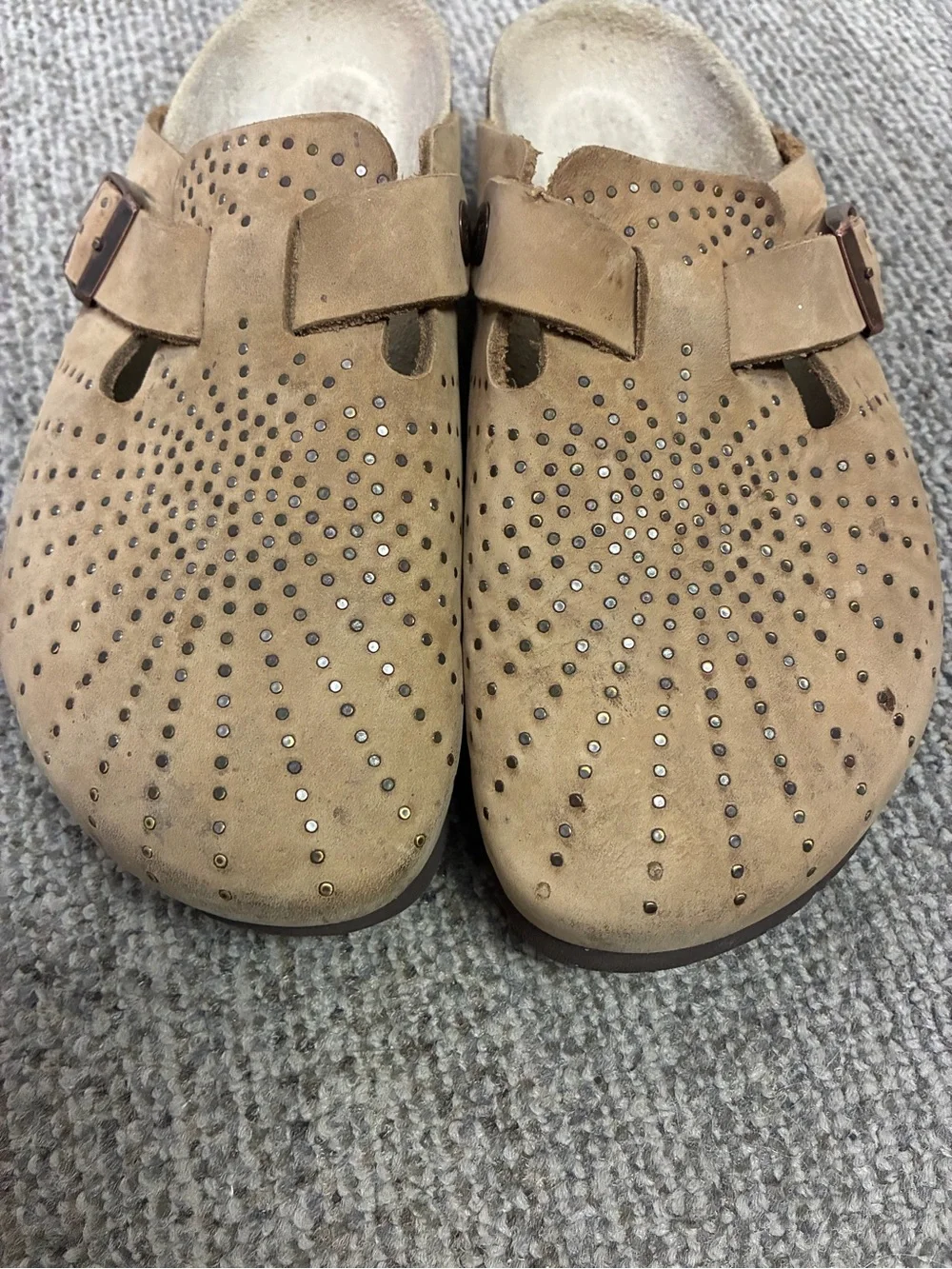 Birkenstock Boston Embossed tobacco size 38 Narrow - Picture 2 of 9